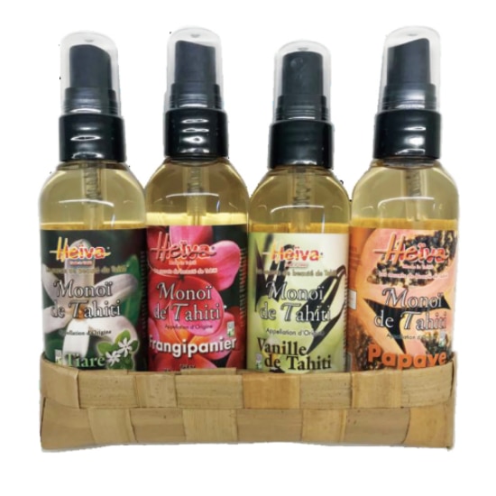 Image sur HEIVA - Set de 4 monoï - 4 x 75 ml