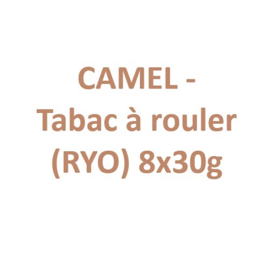 Image sur CAMEL - Tabac à rouler (RYO) 8x30g